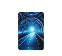 Phayah Ambientador de coche con aroma a lavanda, diseño de túnel de luz de tiempo, tarjeta rectangular para colgar, tarjeta perfumada, 6 piezas para cajones de armario de automóviles