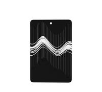 Phayah Ambientador de coche con aroma a lavanda para electrocardiograma, tarjeta rectangular para colgar, tarjeta perfumada para colgar, 6 piezas para cajones de armario de automóviles