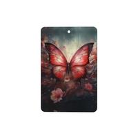 Phayah Ambientador de coche con aroma a lavanda y flor de fantasía, tarjeta rectangular, para colgar, 6 unidades, para cajones de armario de automóviles