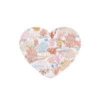 Phayah Ambientador de coche con diseño de arrecife de coral, aroma a lavanda, tarjeta con forma de corazón, tarjeta perfumada colgante, 4 unidades, para coche, armario, cajón, eliminar