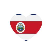 Phayah Ambientador de coche con diseño de bandera de Costa Rica, aroma de lavanda, tarjeta con forma de corazón, tarjeta perfumada colgante, 4 unidades, para coche, armario, cajón, eliminar
