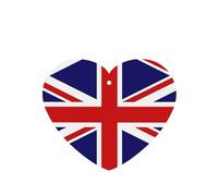Phayah Ambientador de coche con diseño de bandera del Reino Unido, aroma de lavanda, tarjeta con forma de corazón, tarjeta perfumada colgante, 4 piezas para cajones de armario de automóviles
