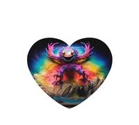 Phayah Ambientador de coche con diseño de cangrejo gigante en montaña, aroma a lavanda, tarjeta con forma de corazón, tarjeta perfumada colgante, 4 piezas para cajones de armario de automóviles