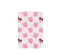 Phayah Ambientador de coche con diseño de cara de cerdo rosa con aroma a lavanda, tarjeta rectangular para colgar, tarjeta perfumada para colgar, 4 piezas para coche, armario, cajón, eliminar