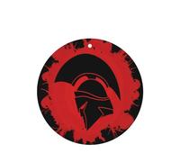 Phayah Ambientador de coche con diseño de casco de guerrero espartano, aroma a lavanda, tarjeta de forma redonda, para colgar, tarjeta perfumada, 6 piezas para coches, armario, zapatos