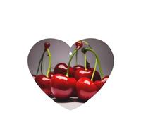 Phayah Ambientador de coche con diseño de cerezas chilenas, aroma a lavanda, tarjeta en forma de corazón, tarjeta perfumada colgante, 6 piezas para cajones de armario de automóviles