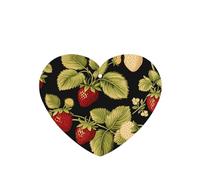 Phayah Ambientador de coche con diseño de cosecha de fresas, aroma a lavanda, tarjeta en forma de corazón, tarjeta perfumada colgante, 6 piezas para cajones de armario de automóviles