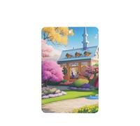 Phayah Ambientador de coche con diseño de cuento de hadas de unicornio, aroma a lavanda, tarjeta rectangular, para colgar, 6 unidades, para cajones de armario de automóviles