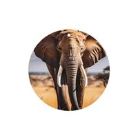 Phayah Ambientador de coche con diseño de elefantes, aroma a lavanda, forma redonda, tarjeta para colgar, tarjeta perfumada, 6 unidades, para cajones de armario de automóviles