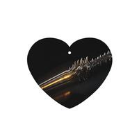 Phayah Ambientador de coche con diseño de espada de soldado maravilloso, aroma a lavanda, tarjeta con forma de corazón, tarjeta perfumada colgante, 4 piezas para coche, armario, cajón, eliminar