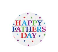 Phayah Ambientador de coche con diseño de estrellas y feliz día del padre, aroma a lavanda, tarjeta de forma redonda, para colgar, tarjeta perfumada, 4 unidades, para coche, armario, cajón, eliminar