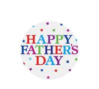 Phayah Ambientador de coche con diseño de estrellas y feliz día del padre, aroma a lavanda, tarjeta de forma redonda, para colgar, tarjeta perfumada, 6 unidades, para coche, armario, cajón, eliminar