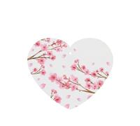 Phayah Ambientador de coche con diseño de flor de ciruelo con aroma a lavanda, tarjeta con forma de corazón para colgar, tarjeta perfumada para colgar, 6 piezas para coches, armarios, zapatos