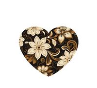 Phayah Ambientador de coche con diseño de flores de siete pétalos blancos, aroma de lavanda, tarjeta con forma de corazón, para colgar, 4 unidades, para cajones de armario de automóviles