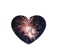 Phayah Ambientador de coche con diseño de fuegos artificiales de explosión, aroma a lavanda, tarjeta con forma de corazón, para colgar, 6 unidades, para coches, armarios, zapatos