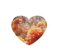 Phayah Ambientador de coche con diseño de hortensias de burbujas, aroma a lavanda, tarjeta en forma de corazón, tarjeta perfumada para colgar, 4 piezas para cajones de armario de automóviles