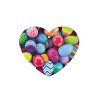 Phayah Ambientador de coche con diseño de huevos de Pascua, aroma de lavanda, tarjeta en forma de corazón, tarjeta perfumada colgante, 6 piezas para coche, armario, cajón, eliminar