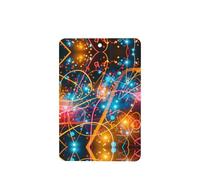 Phayah Ambientador de coche con diseño de líneas de símbolo musical, aroma a lavanda, tarjeta rectangular para colgar, tarjeta perfumada para colgar, 4 piezas para cajones de armario de automóviles