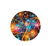 Phayah Ambientador de coche con diseño de líneas de símbolo musical, aroma de lavanda, tarjeta de forma redonda, para colgar, tarjeta perfumada, 6 unidades, para cajones de armario de automóviles