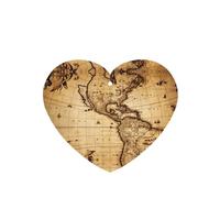 Phayah Ambientador de coche con diseño de mapa del mundo simple, aroma de lavanda, tarjeta en forma de corazón, tarjeta perfumada colgante, 6 piezas para coches, armario, zapatos