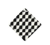 Phayah Ambientador de coche con diseño de mosaico blanco y negro con aroma a lavanda, tarjeta cuadrada para colgar, tarjeta perfumada para colgar, 6 piezas para cajones de armario de automóviles