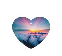 Phayah Ambientador de coche con diseño de nubes coloridas, aroma a lavanda, tarjeta con forma de corazón, para colgar, tarjeta perfumada, 6 piezas para coches, armario, zapatos