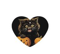 Phayah Ambientador de coche con diseño de pata de gato por calabaza, aroma de lavanda, tarjeta con forma de corazón, 6 unidades, para cajones de armario de automóviles