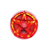 Phayah Ambientador de coche con diseño de pentagrama de mago, aroma de lavanda, tarjeta de forma redonda, para colgar, tarjeta perfumada, 6 piezas para cajones de armario de automóviles