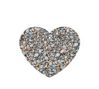 Phayah Ambientador de coche con diseño de piedras de playa, aroma a lavanda, tarjeta con forma de corazón, para colgar, 4 unidades, para coche, armario, zapatos