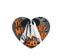 Phayah Ambientador de coche con diseño de sombrero de bruja con patrón de calabaza, aroma de lavanda, tarjeta en forma de corazón, tarjeta perfumada colgante, 6 piezas para cajones de armario de