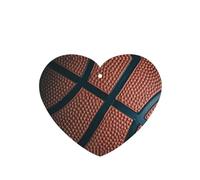 Phayah Ambientador de coche con diseño deportivo de baloncesto, aroma a lavanda, tarjeta con forma de corazón, 6 unidades, para coche, armario, cajón, eliminar