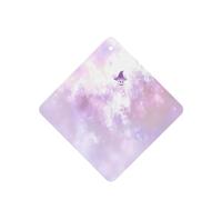 Phayah Ambientador de coche con diseño espeluznante de sombrero de bruja, aroma de lavanda, tarjeta cuadrada para colgar, tarjeta perfumada para colgar, 4 piezas para cajones de armario de automóviles