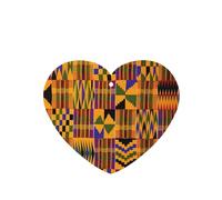 Phayah Ambientador de coche con diseño étnico tribal africano de textura étnica con aroma a lavanda, tarjeta colgante en forma de corazón, tarjeta perfumada para colgar, 6 piezas para coches, armarios