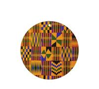 Phayah Ambientador de coche con diseño tribal africano étnico de textura étnica con aroma a lavanda, tarjeta de forma redonda, para colgar, tarjeta perfumada, 4 unidades, para coche, armario, cajón