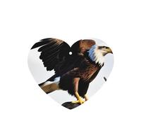 Phayah Ambientador de fragancia con diseño de águila con alas para coche, aroma de lavanda en forma de corazón, para colgar en el interior del coche, 6 unidades