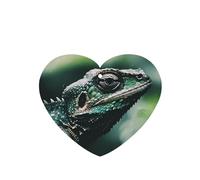 Phayah Ambientador de fragancia de lavanda con patrón de salamandra para coche, en forma de corazón, para colgar en el interior del coche, 4 unidades