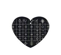 Phayah Ambientador de fragancia para colgar en el interior del coche, 6 unidades, diseño de símbolo de ecuación