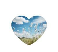 Phayah Ambientador de fragancia para colgar en el interior del coche, con diseño de flores de pradera, aroma de lavanda, aroma de corazón, 6 unidades