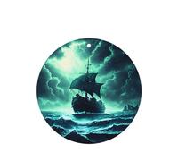 Phayah Ambientador de fragancia para el interior del coche, diseño de monstruo del mar, aroma de lavanda, aroma de coche, forma redonda, 4 unidades