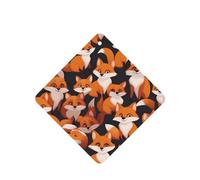 Phayah Ambientador de fragancia para el interior del coche, diseño de zorros pequeños, aroma de lavanda, 4 unidades