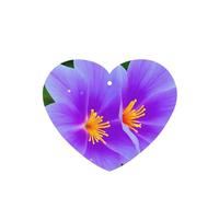 Phayah Ambientador de fragancia púrpura con patrón de lavanda para coche, forma de corazón, para colgar en el interior del coche, 4 unidades