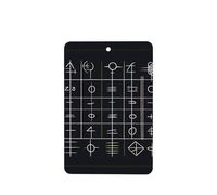 Phayah Ambientador de fragancia rectangular para colgar en el interior del coche, 4 unidades, diseño de símbolo de ecuación