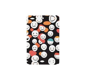 Phayah Ambientador de fragancia rectangular para colgar en el interior del coche, con diseño de sonrisa, degradado, aroma a lavanda, 6 unidades