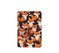 Phayah Ambientador de fragancia rectangular para colgar en el interior del coche, con diseño de zorros pequeños, 4 unidades