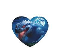 Phayah Ambientador gigante para coche, diseño de bestia de lagarto, aroma a lavanda, tarjeta con forma de corazón, tarjeta perfumada colgante, 4 unidades, para cajones de armario de automóviles