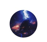 Phayah Ambientador mágico para coche, diseño submarino, aroma a lavanda, forma redonda, tarjeta para colgar, 4 unidades, para cajones de armario de automóviles