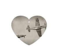 Phayah Ambientador para coche, diseño de aviones de la Segunda Guerra Mundial, con aroma a lavanda, tarjeta con forma de corazón, para colgar, 4 unidades, para coches, armarios, zapatos