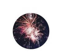 Phayah Ambientador para coche, diseño de fuegos artificiales, diseño de explosión, aroma a lavanda, tarjeta de forma redonda, para colgar, 4 unidades, para coches, armarios, zapatos