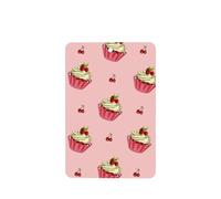 Phayah Ambientador rectangular con aroma a tarta de cereza, aroma de lavanda, para colgar en el interior del coche, 4 unidades