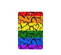 Phayah Ambientador rectangular para coche, diseño de arco iris, con aroma a lavanda, 6 unidades, para coches, armarios, zapatos